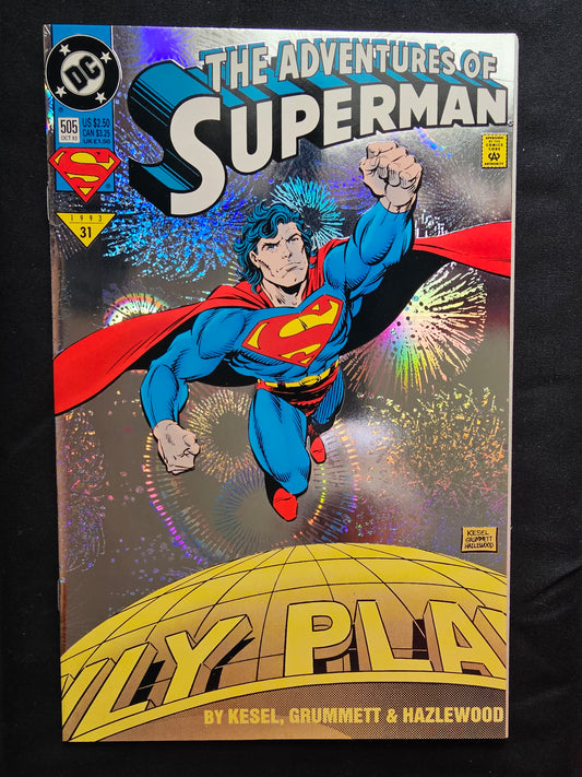 The Adventures of Superman #505 - Variant Cover (1993) - VF Condition