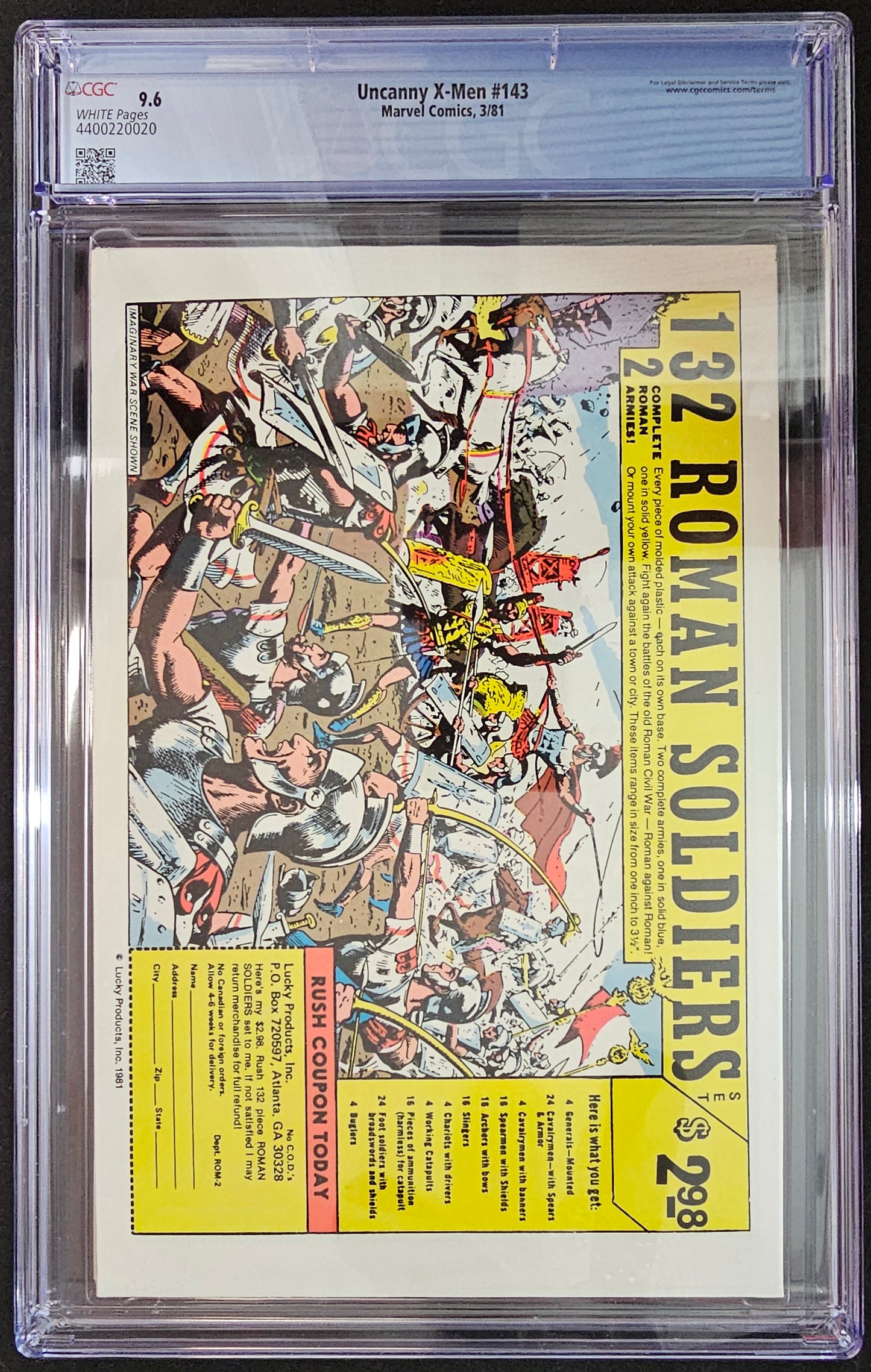 Uncanny X-Men #143 (March 1981) - CGC 9.6